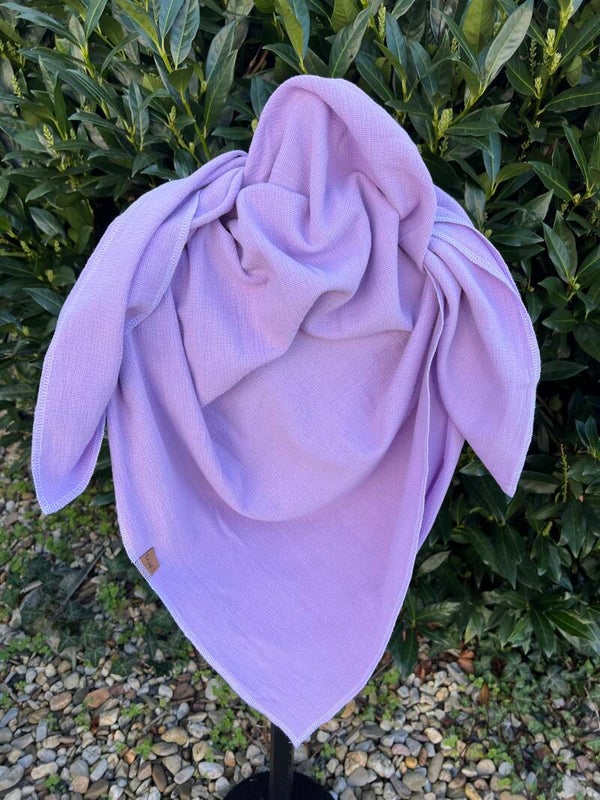 XL Musselintuch flieder
