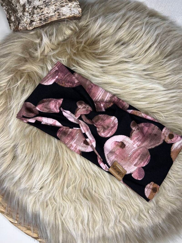 Knotenband rosablasen