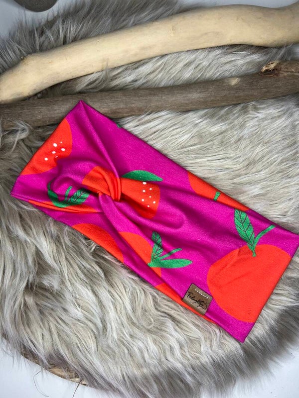 Haarband Pinke Äpfel