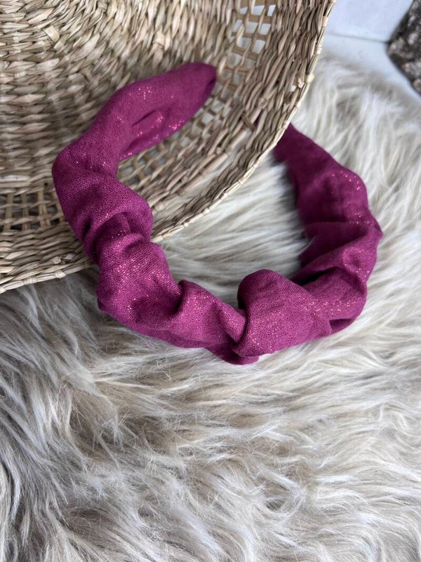 Haarreifen musselin Glitzer