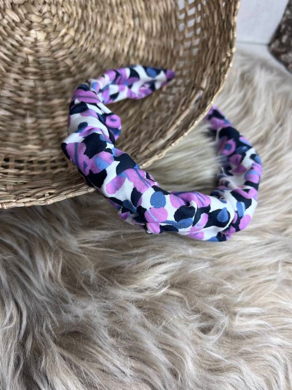 Haarreifen lila Konfetti