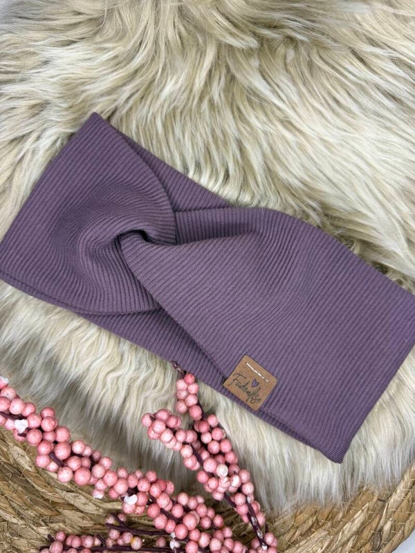 Haarband dunkelflieder