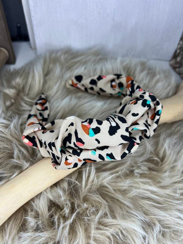 Haarreifen Leo beige