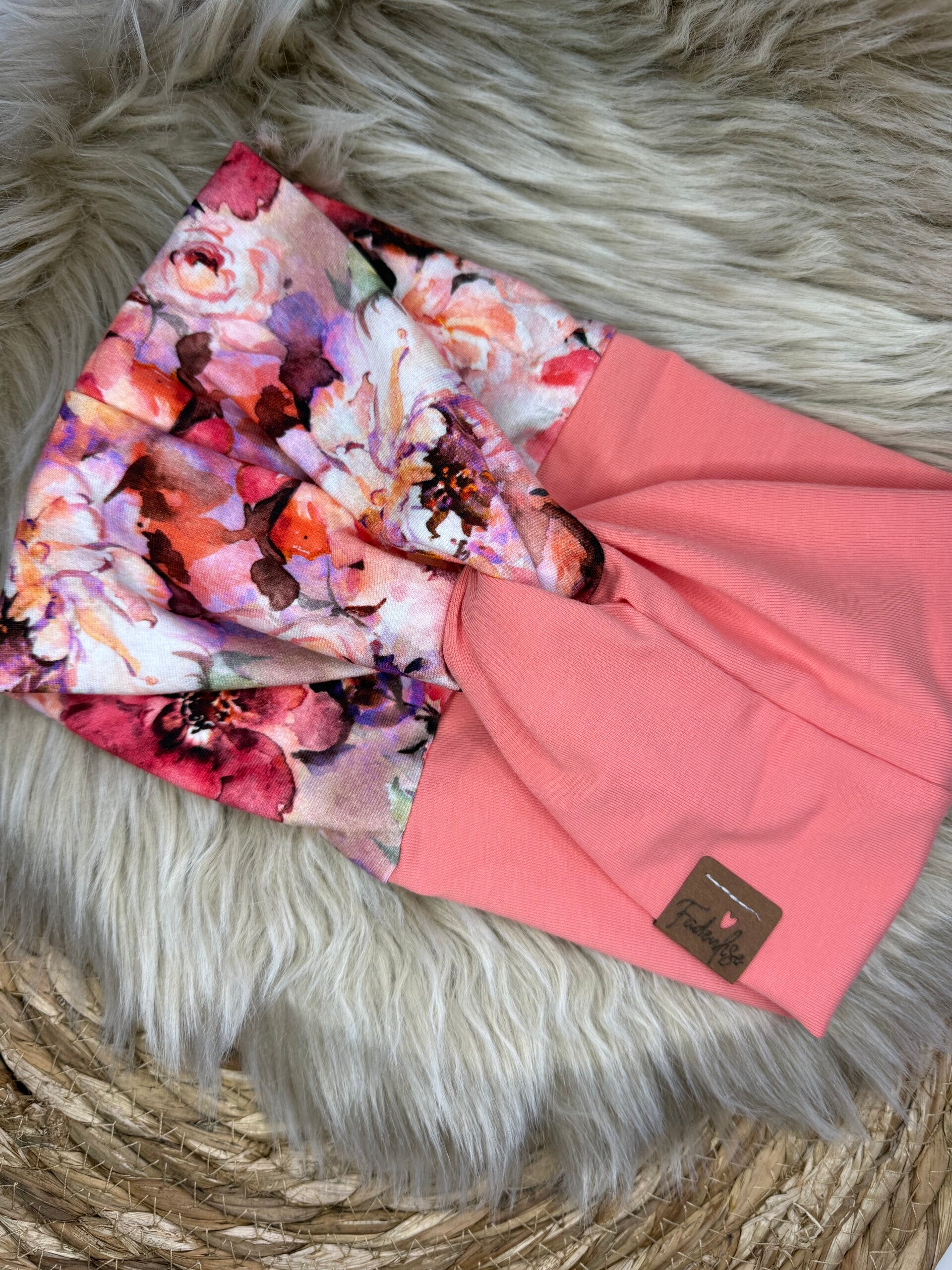 Harlekin Turbanhaarband Orangeflower