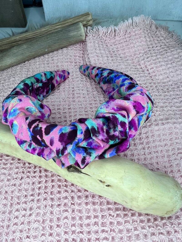 Haarreifen Konfetti rosa