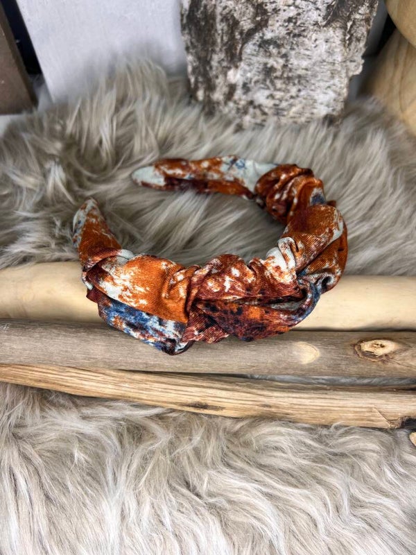 Haarreifen Herbstrot