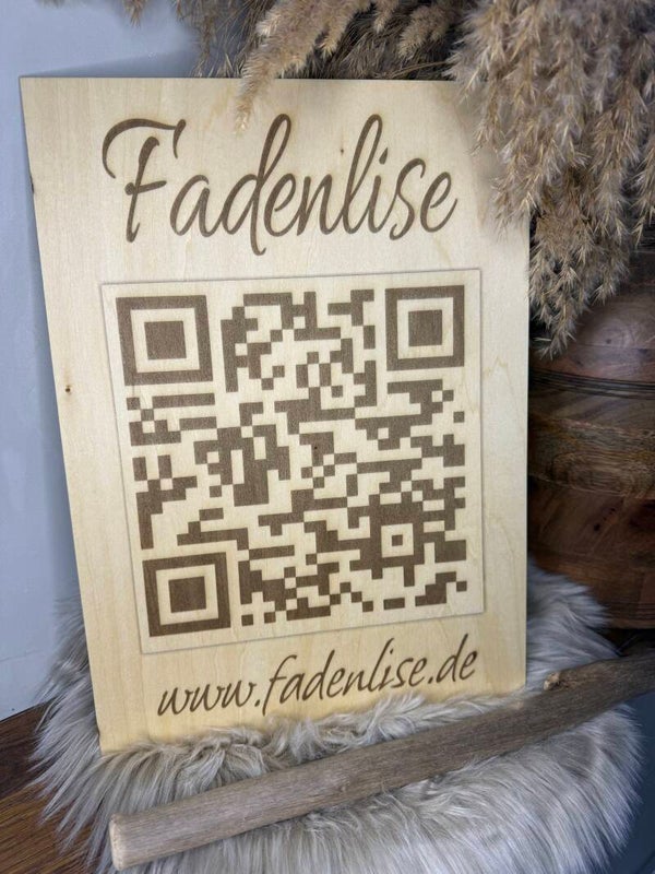 QR Code Aufsteller in 3D Optik