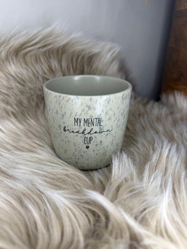 Keramik Tasse graviert