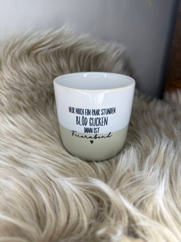 Keramik Tasse graviert