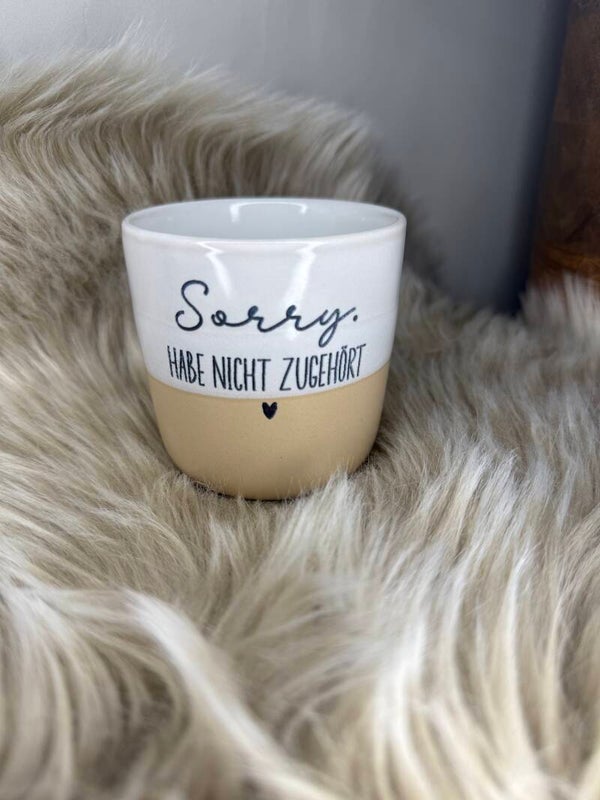 Keramik Tasse graviert