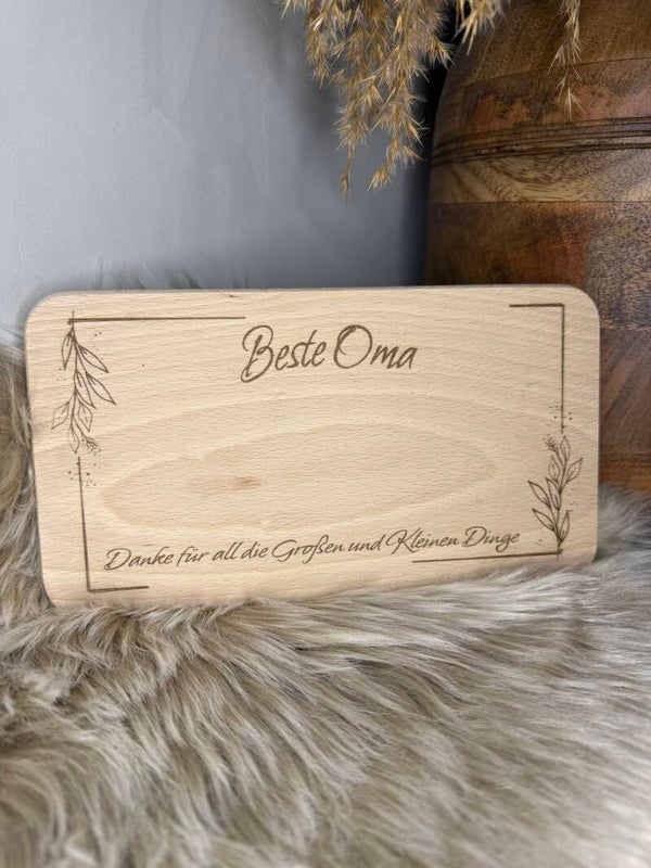 Frühstücksbrettchen Oma