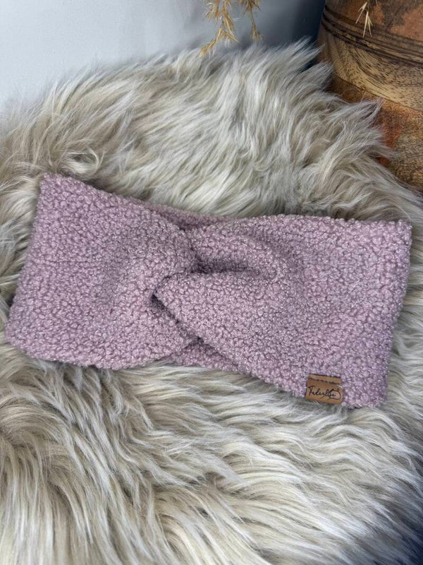 Warmes Haarband altrosa