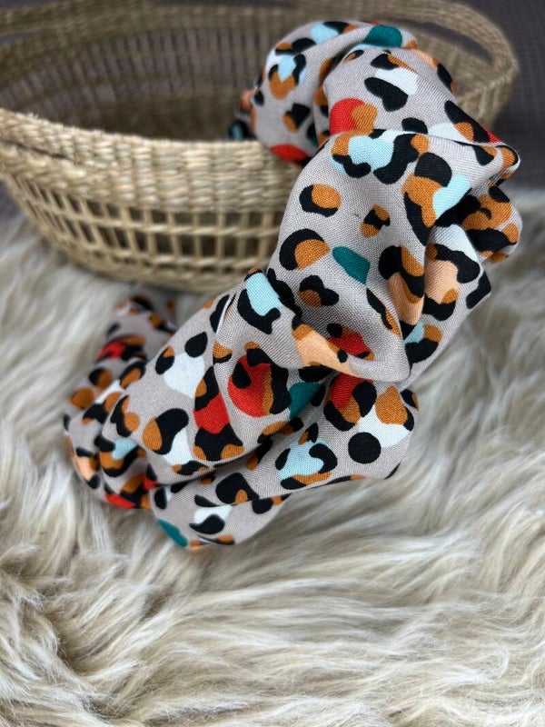 Haarreifen gerafft Leo