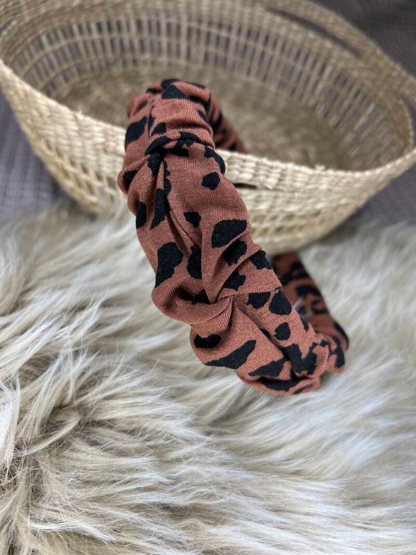 Haarreifen leoflecken gerafft