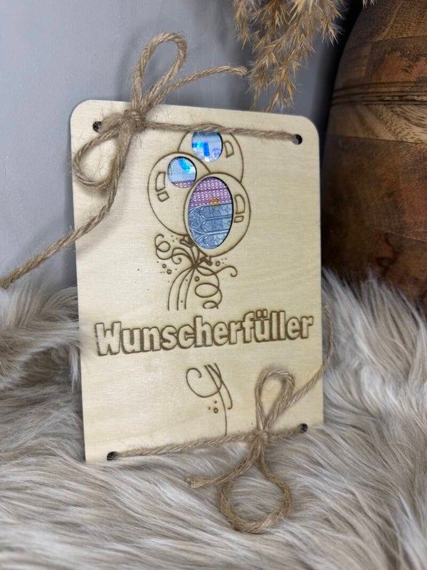 Geldgeschenk Karte Wunscherfüller