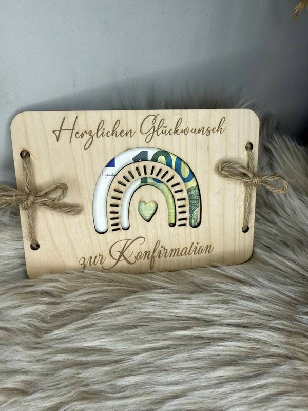 Geldgeschenk Karte Konfirmation