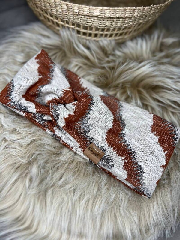 Haarband glitzerbraun