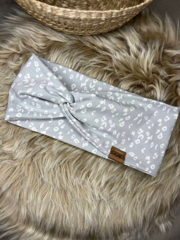 Haarband Leo hellgrau