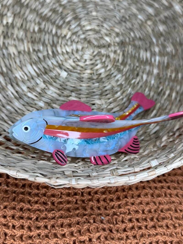 Haarspange Fisch Acryl