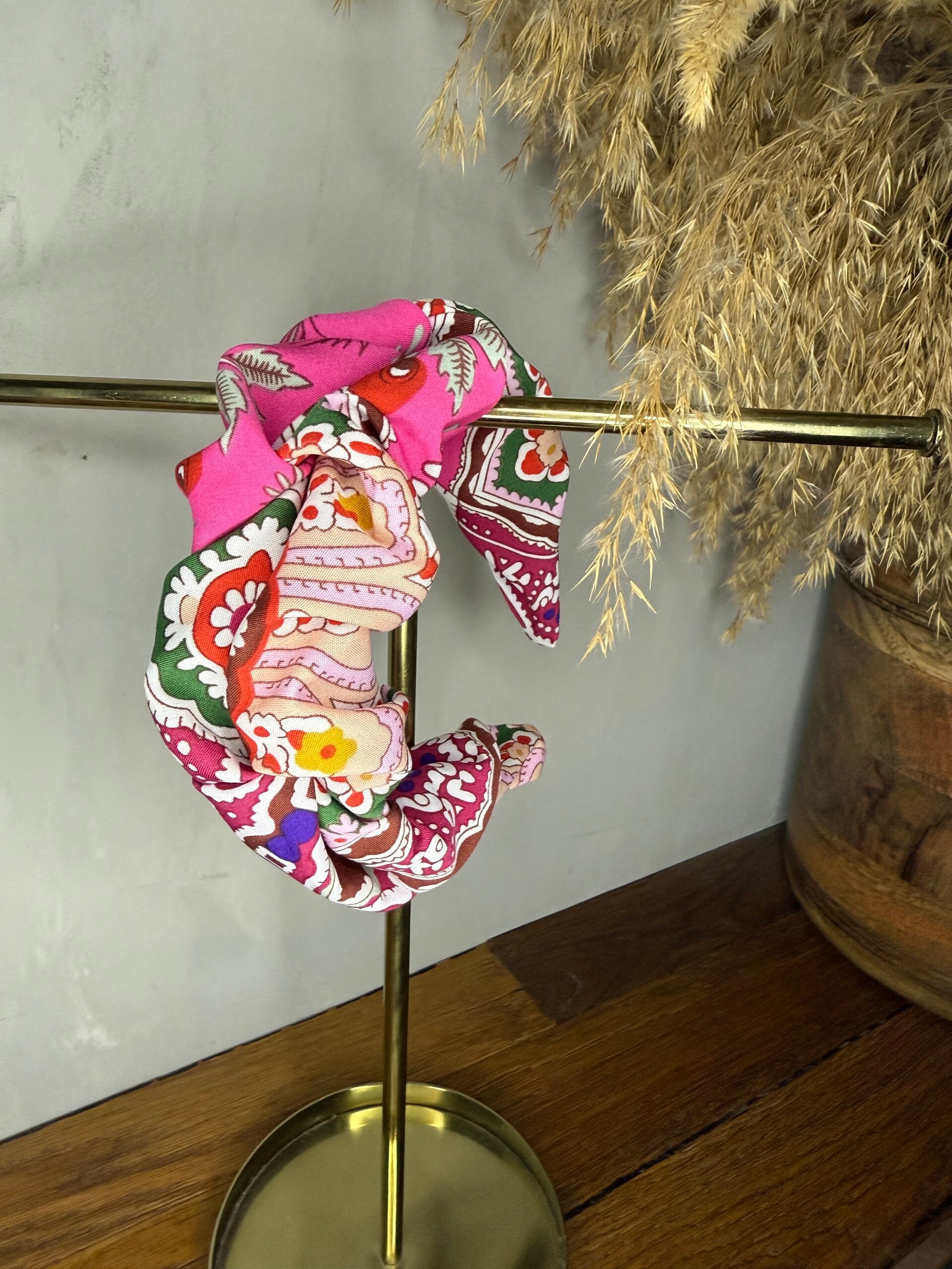 Haarreifen rosa Blumen