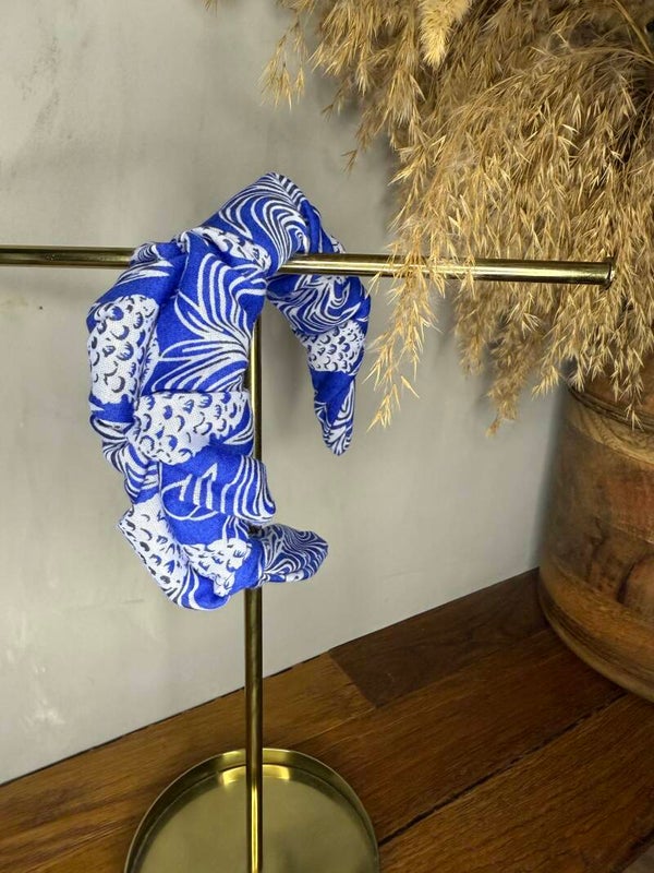 Haarreifen blau Ananas