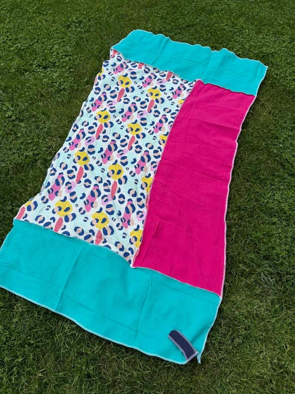 Musselin Strand Tuch 100x180