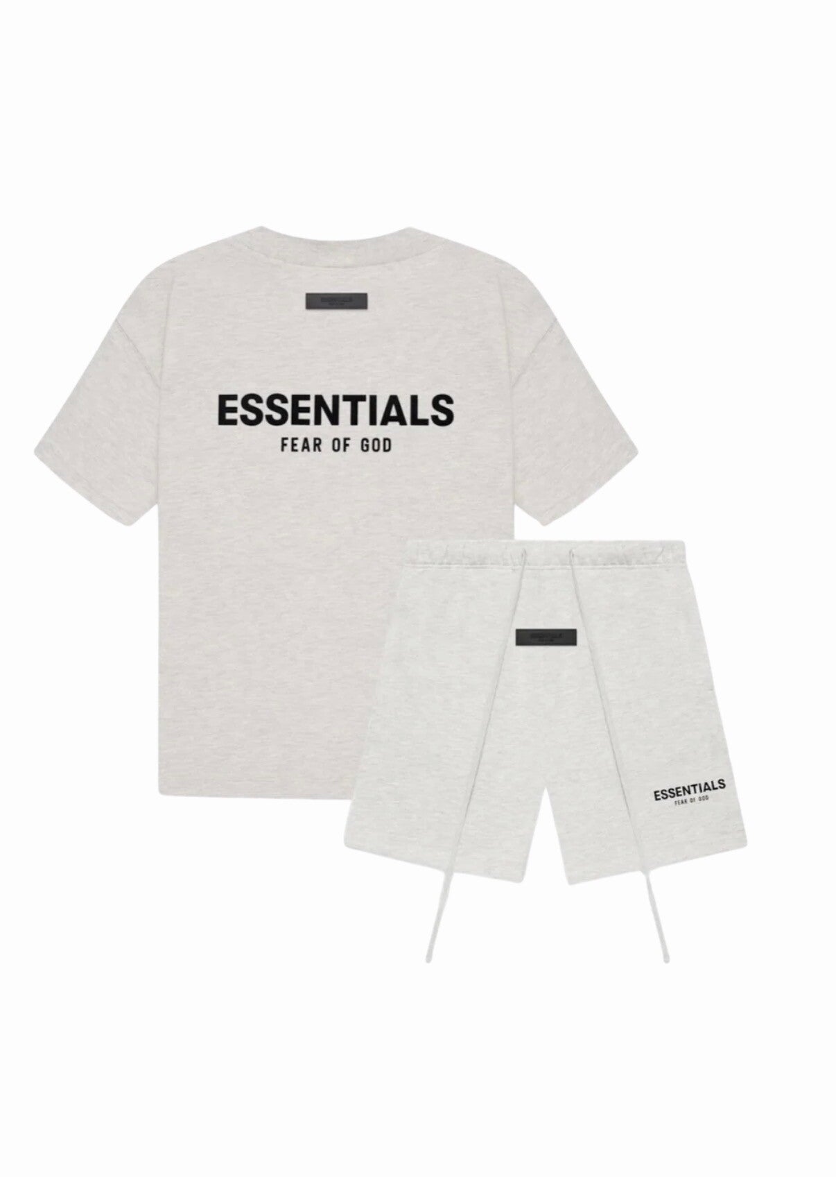 Fear Of God Essentials Short Set Light Oatmeal