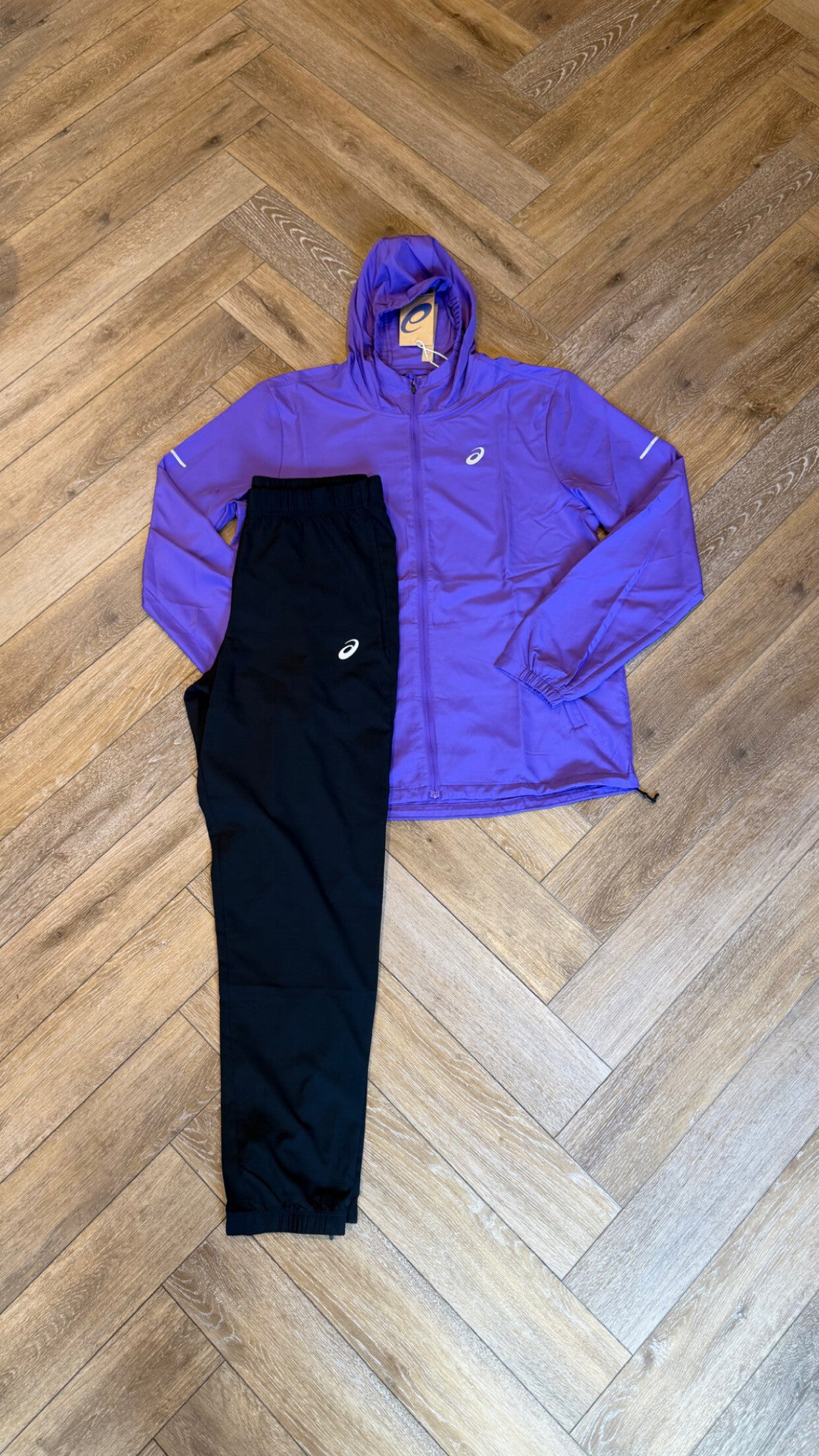 Asics Accelerate Tracksuit Edo Purple Black