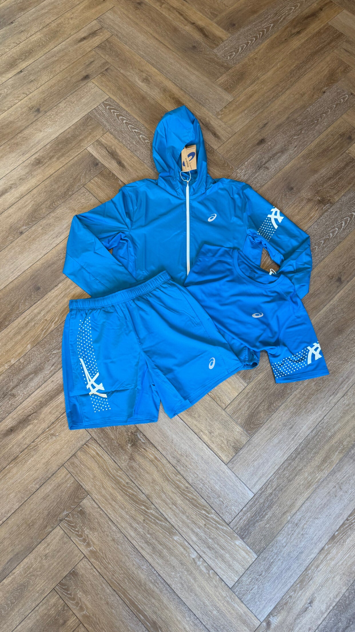 Asics Agean Blue Trio Set