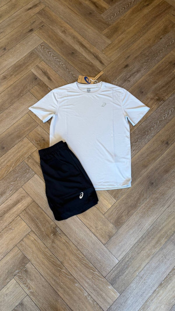 Asics Short Set Cloud Grey Black