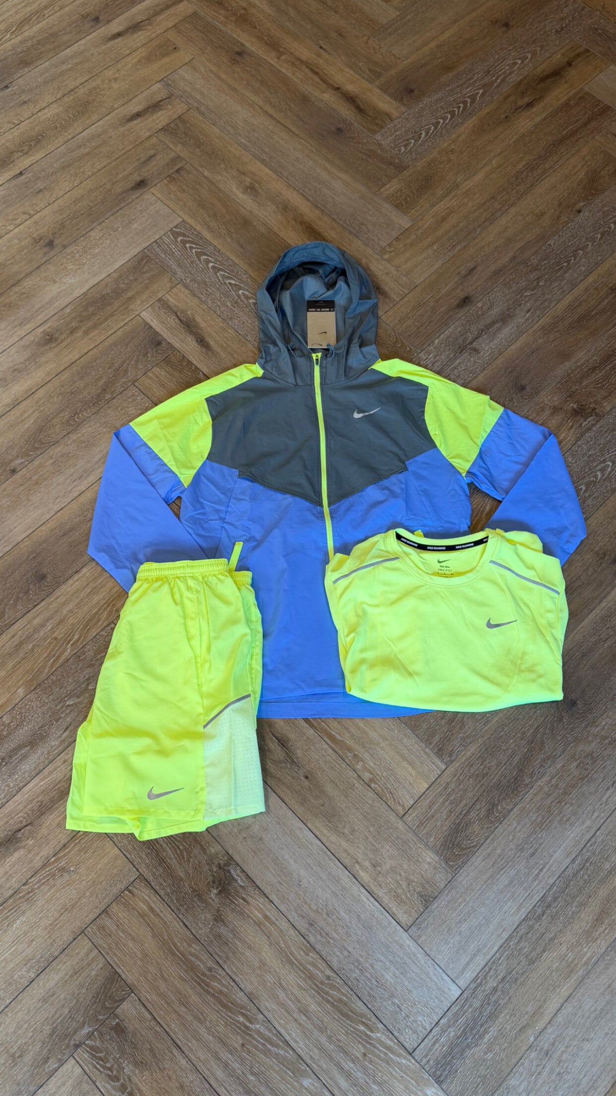 Nike Trio Set Yellow Blue Grey