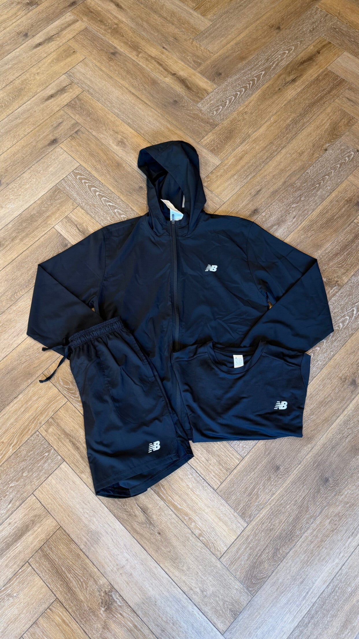 New Balance Trio Set Black