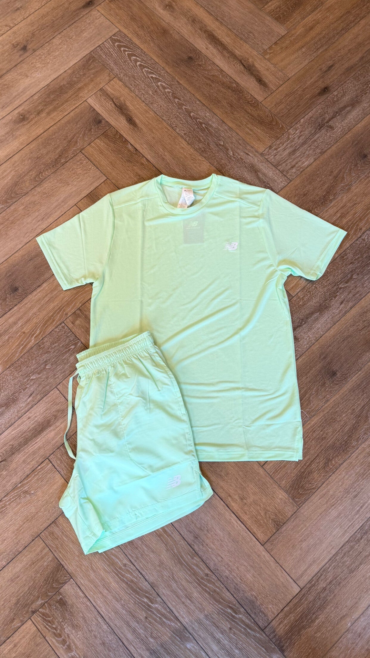 New Balance Short Set Vapor Green