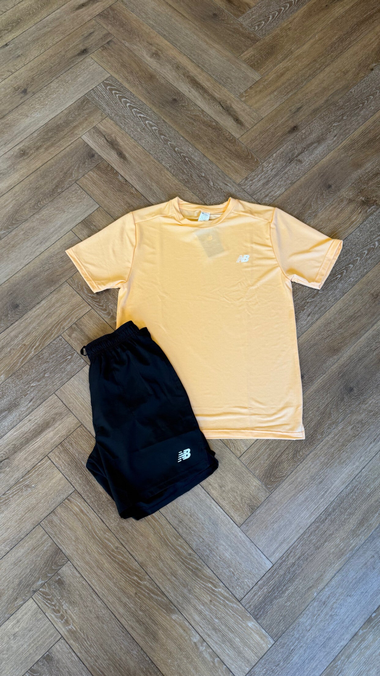 New Balance Short Set Light Black