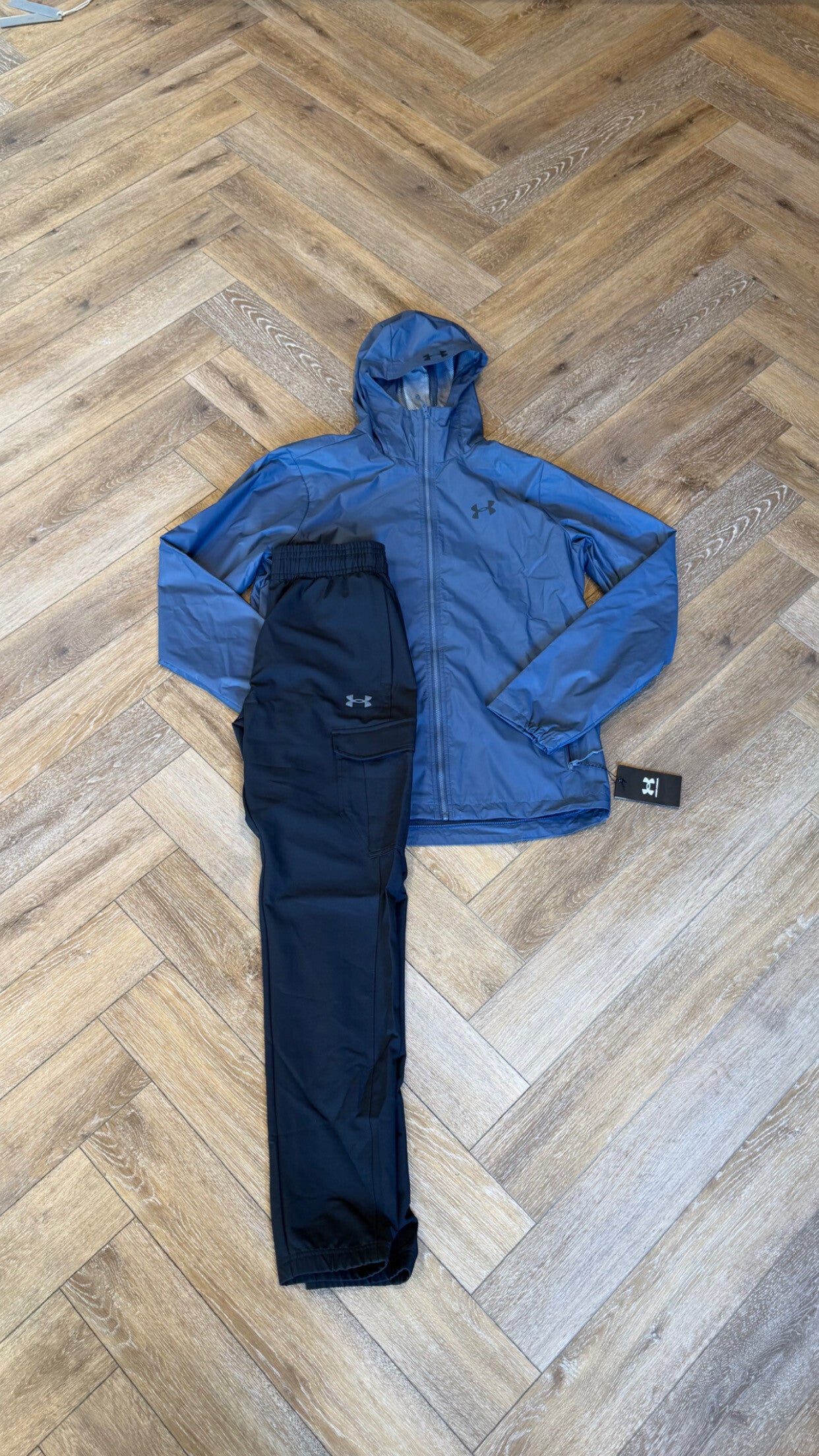 Under Armour Tracksuit Dark Blue Black
