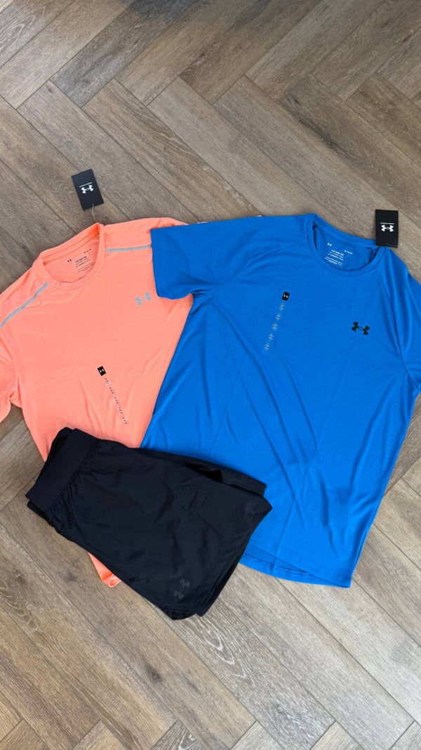 Under Armour Short Set Combideal Salmon Dark Blue Black