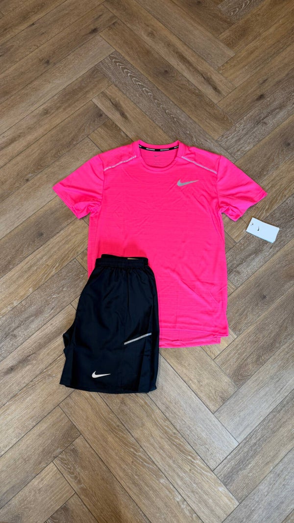 Nike Short Set Pink Black