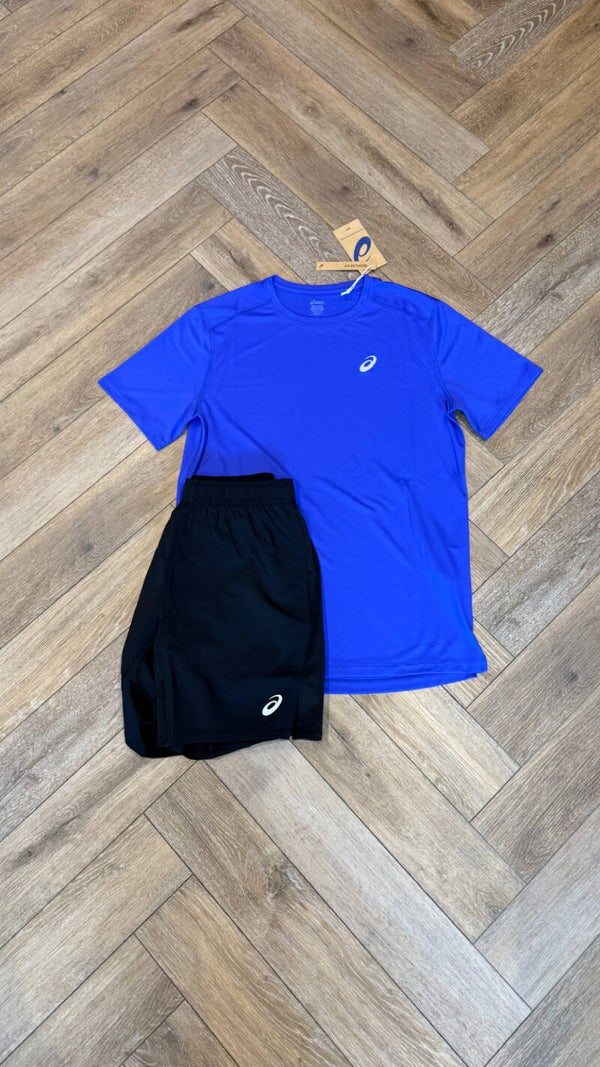 Asics Short Set Cobalt Black