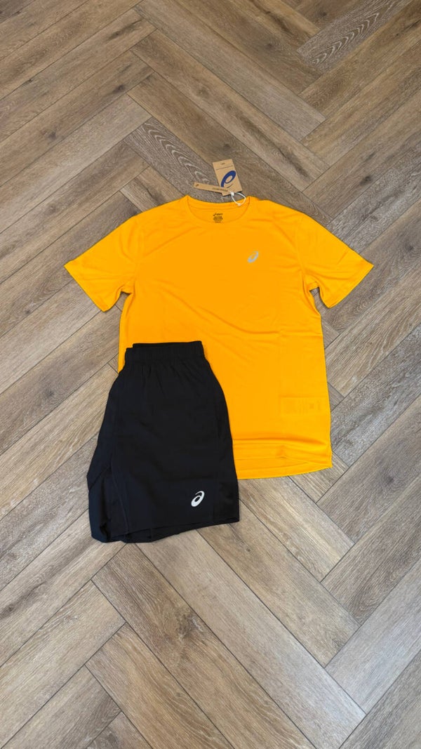 Asics Short Set Orange Black