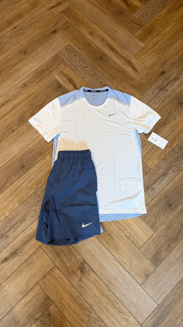 Nike Short Set White Blue