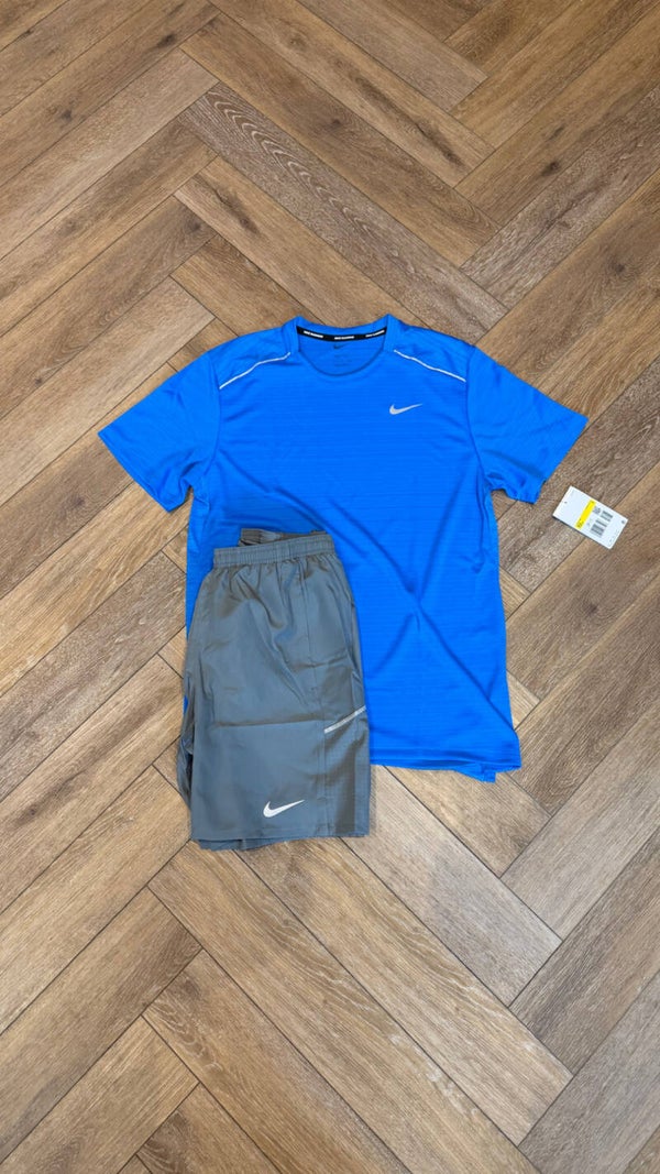 Nike Short Set(2.0) Blue Grey