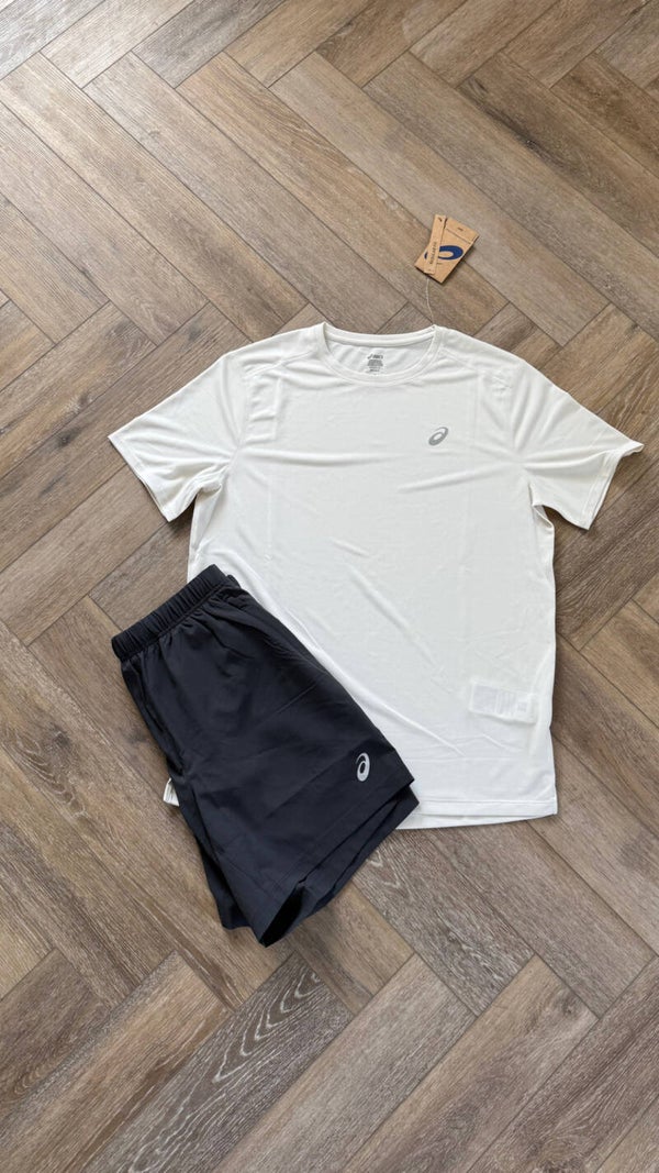 Asics Short Set Birch Grey