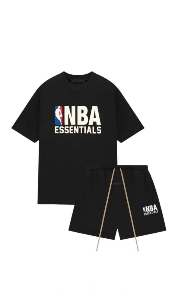 Fear Of God Essentials Short Set NBA Black