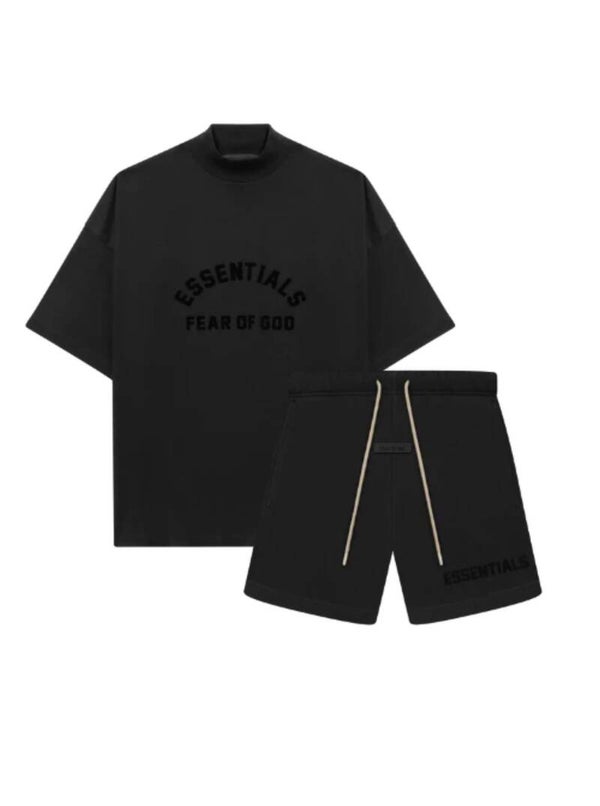 Fear of God Essentials Short Set SS23 Jet Black