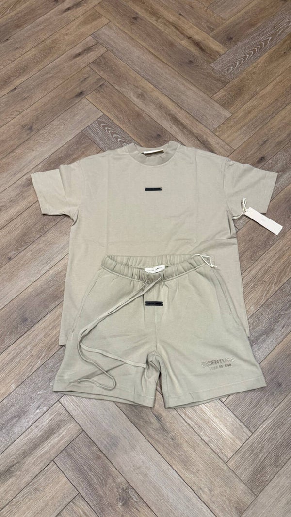 Fear of God Essentials Short Set SS25 Timber