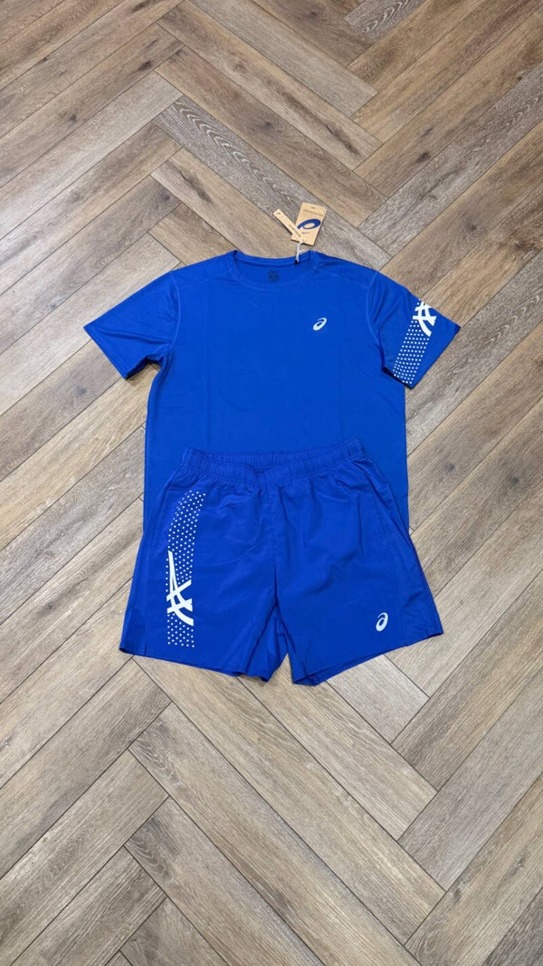 Asics Short Set Cobalt Blue
