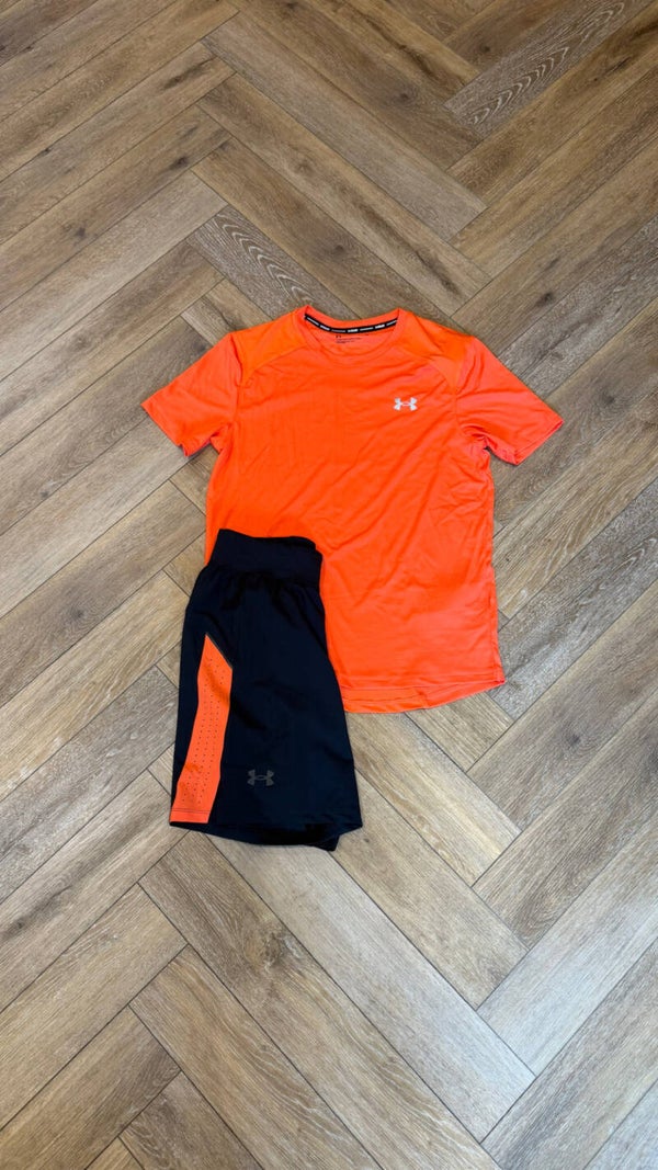 Under Armour Short Set Red Black