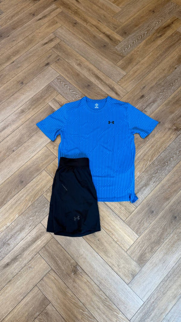 Under Armour Short Set Blue Black