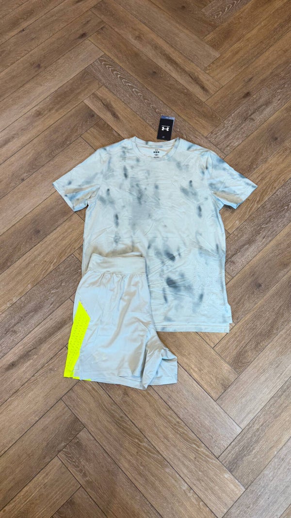 Under Armour Short Set White
