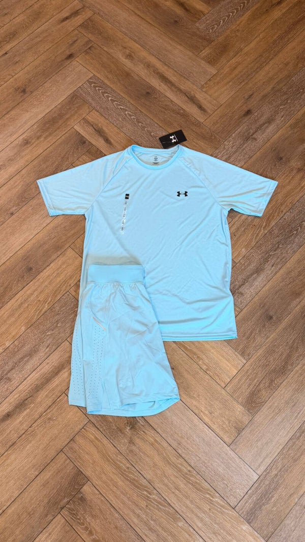 Under Armour Short Set Light Blue
